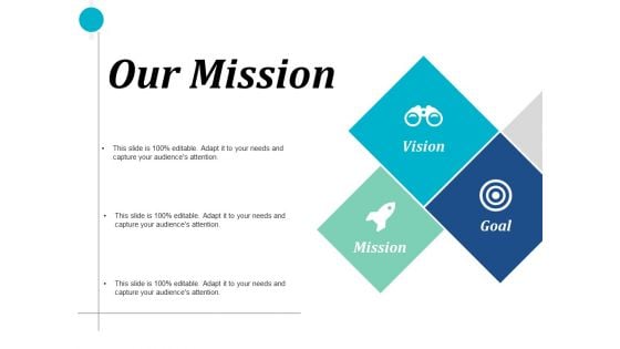 Our Mission Vision Goal Ppt PowerPoint Presentation Model Picture