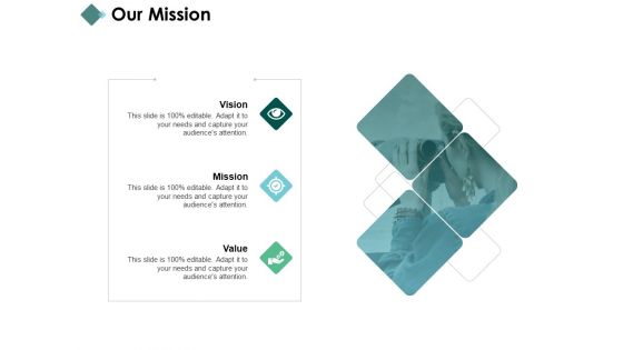 Our Mission Vision Goal Ppt PowerPoint Presentation Outline Slides