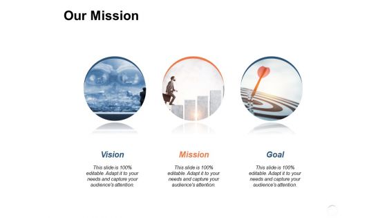 Our Mission Vision Goal Ppt PowerPoint Presentation Professional Sample