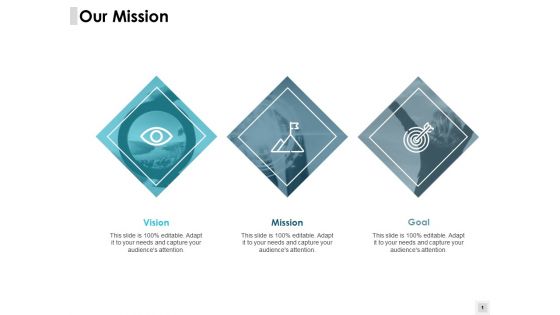 Our Mission Vision Goal Ppt PowerPoint Presentation Styles Sample