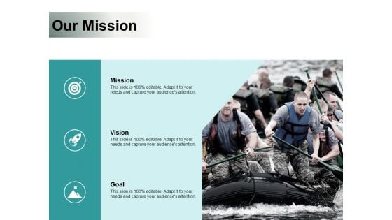 Our Mission Vision Goal Ppt Powerpoint Presentation Styles Slide Portrait