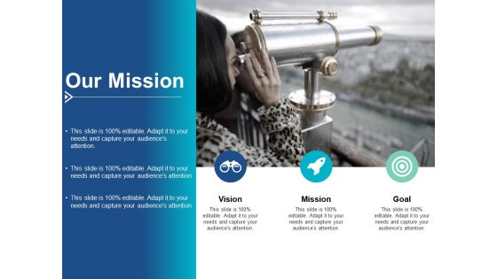 Our Mission Vision Goal Ppt PowerPoint Presentation Styles Slides