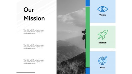 Our Mission Vision Goal Ppt PowerPoint Presentation Summary Graphics Tutorials