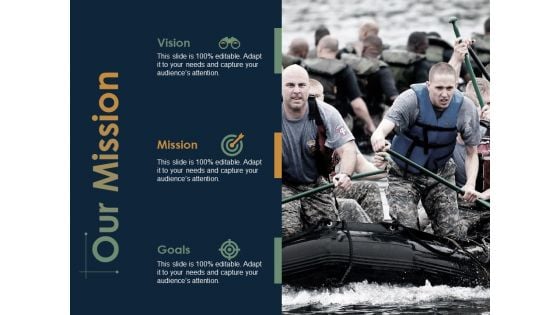 Our Mission Vision Goals Ppt PowerPoint Presentation Model Slides