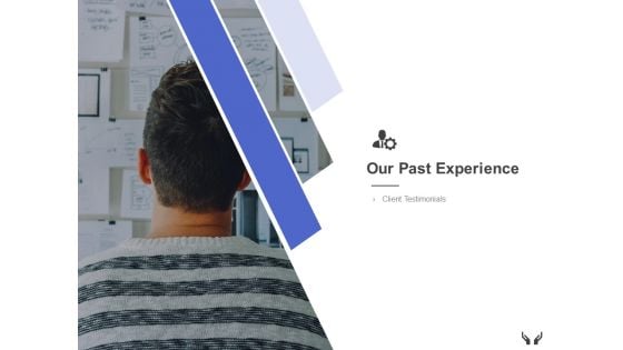 Our Past Experience Client Ppt Powerpoint Presentation Portfolio Introduction