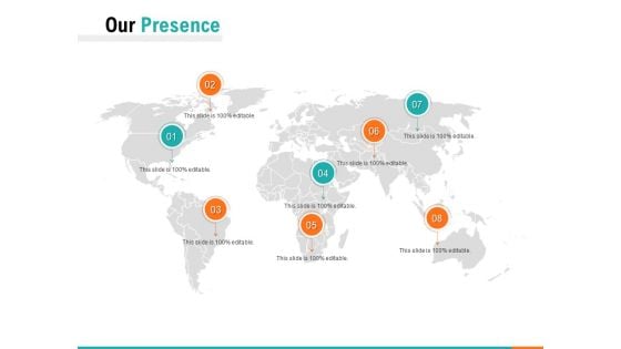Our Presence Ppt PowerPoint Presentation Layouts Elements