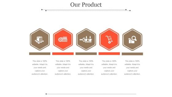 Our Product Template 1 Ppt PowerPoint Presentation Samples