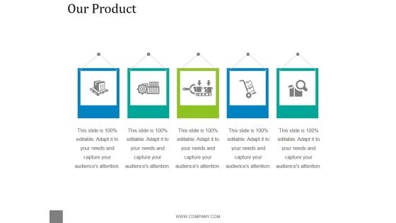 Our Product Template 2 Ppt PowerPoint Presentation Templates