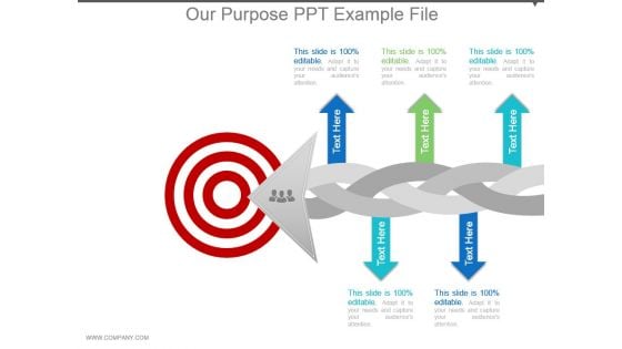 Our Purpose Ppt Example File