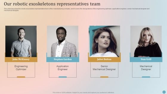 Our Robotic Exoskeletons Representatives Team Brochure PDF Our Robotic Exoskeletons Representatives Team Brochure PDF