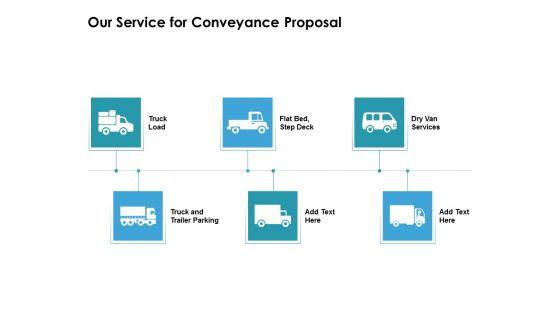 Our Service For Conveyance Proposal Ppt PowerPoint Presentation Model Gridlines