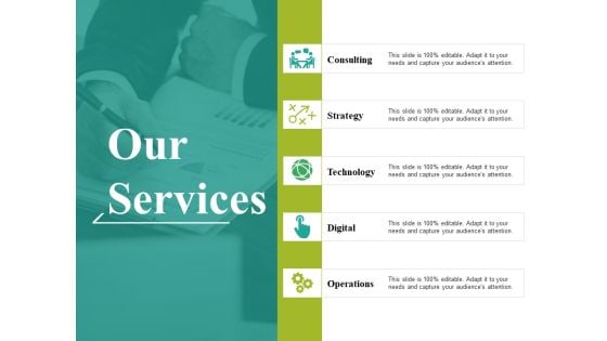 Our Services Ppt PowerPoint Presentation Outline Files