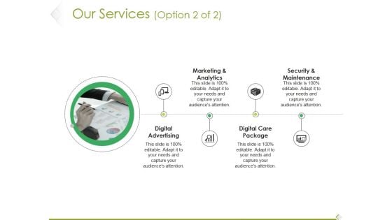 Our Services Template 2 Ppt PowerPoint Presentation Model Background Images