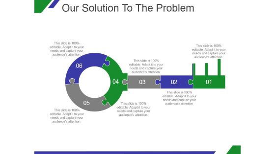 Our Solution To The Problem Template 1 Ppt PowerPoint Presentation Design Templates