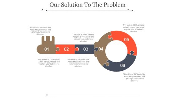 Our Solution To The Problem Template 1 Ppt PowerPoint Presentation Images