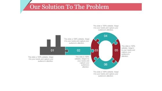 Our Solution To The Problem Template 1 Ppt PowerPoint Presentation Slides Portrait