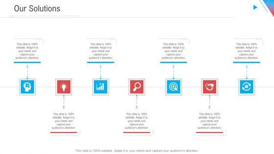 Our Solutions Company Outline Ppt Gallery Infographics PDF