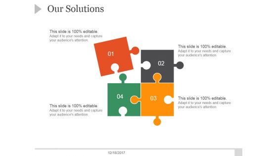 Our Solutions Ppt PowerPoint Presentation Topics