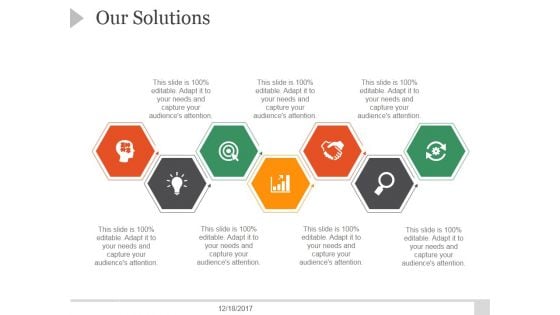 Our Solutions Template 5 Ppt PowerPoint Presentation Ideas