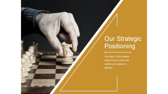 Our Strategic Positioning Template 1 Ppt PowerPoint Presentation Summary Images