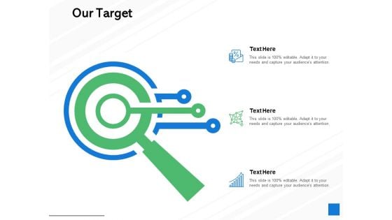 Our Target Arrow Goal Ppt PowerPoint Presentation Layouts Model