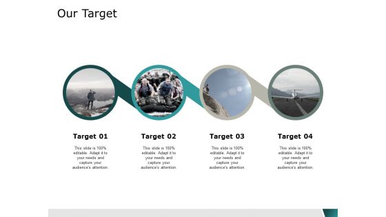 our target arrow ppt powerpoint presentation infographics introduction