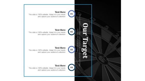 Our Target Ppt PowerPoint Presentation Infographics Graphics Example