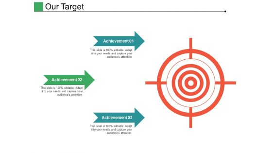 Our Target Ppt PowerPoint Presentation Professional Mockup