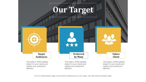 Our Target Ppt PowerPoint Presentation Professional Shapes