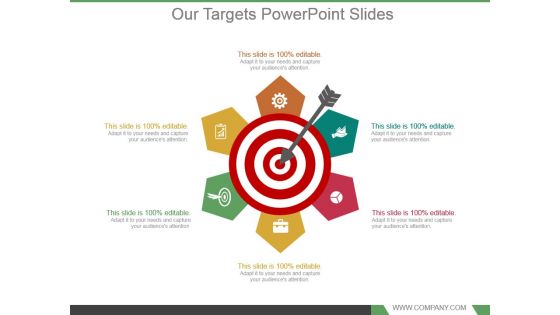 Our Targets Powerpoint Slides Our Targets Powerpoint Slides