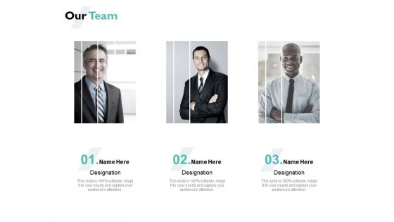 Our Team Introduction Communication Ppt PowerPoint Presentation Icon Outfit