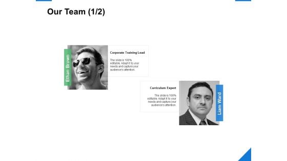 Our Team Introduction Ppt PowerPoint Presentation Diagram Lists