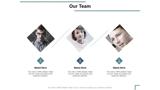 Our Team Introduction Ppt PowerPoint Presentation Icon Shapes