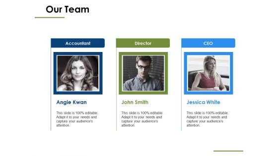 Our Team Introduction Ppt PowerPoint Presentation Professional Icons