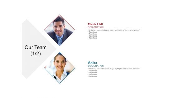 Our Team Introduction Ppt PowerPoint Presentation Slides Portrait