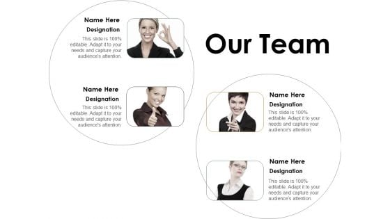 Our Team Introduction Ppt Powerpoint Presentation Styles Clipart