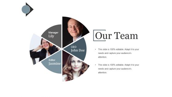 Our Team Ppt PowerPoint Presentation Ideas Example
