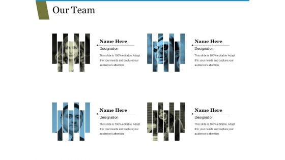 Our Team Ppt PowerPoint Presentation Ideas Icons