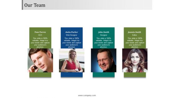 Our Team Ppt PowerPoint Presentation Ideas Maker