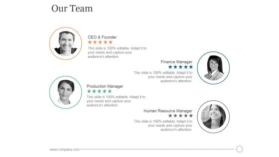 Our Team Ppt PowerPoint Presentation Influencers Our Team Ppt PowerPoint Presentation Influencers