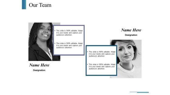 Our Team Ppt PowerPoint Presentation Infographic Template Aids