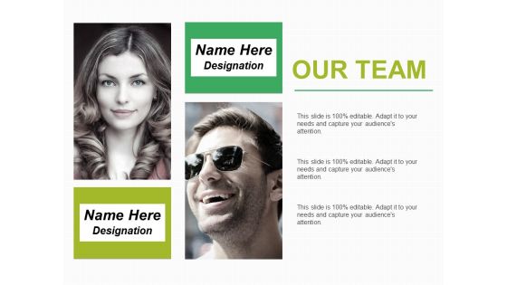 Our Team Ppt PowerPoint Presentation Infographic Template Visuals