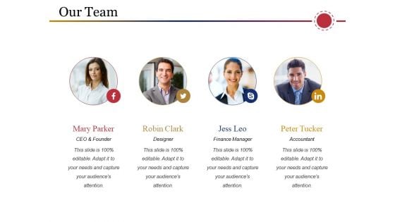 Our Team Ppt PowerPoint Presentation Inspiration Good Our Team Ppt PowerPoint Presentation Inspiration Good