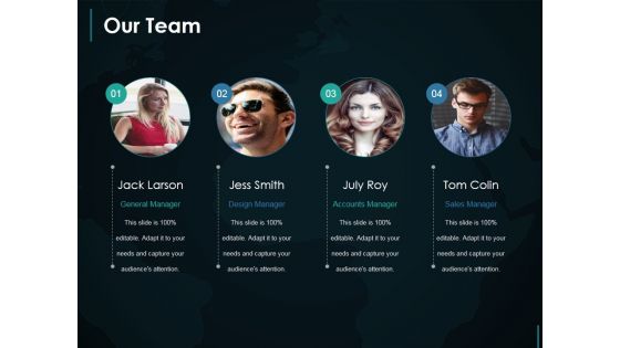 Our Team Ppt PowerPoint Presentation Inspiration Introduction Our Team Ppt PowerPoint Presentation Inspiration Introduction