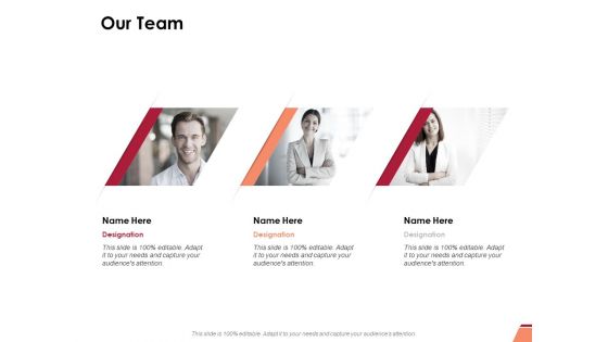 Our Team Ppt PowerPoint Presentation Model Gallery