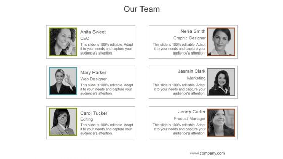 Our Team Ppt PowerPoint Presentation Portfolio