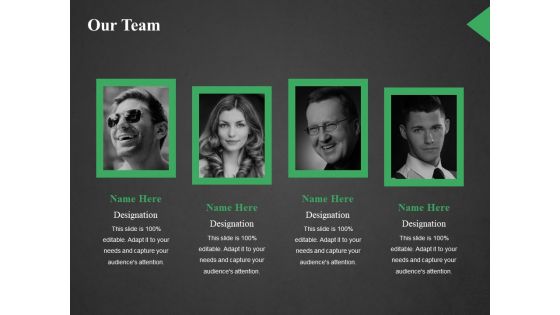 Our Team Ppt PowerPoint Presentation Slides Portrait Our Team Ppt PowerPoint Presentation Slides Portrait