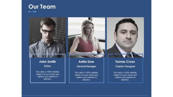 Our Team Ppt PowerPoint Presentation Styles Introduction Our Team Ppt PowerPoint Presentation Styles Introduction