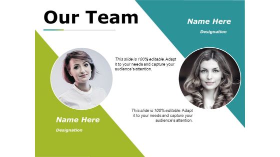 Our Team Ppt PowerPoint Presentation Summary Vector