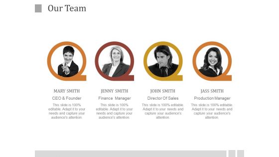 Our Team Ppt PowerPoint Presentation Templates Our Team Ppt PowerPoint Presentation Templates